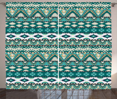 Aztec Design Curtain