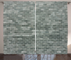 Brick Wall Tiles Curtain