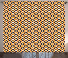 Geometric Indonesian Vivid Curtain