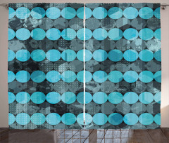 Contemporary Art Dots Curtain