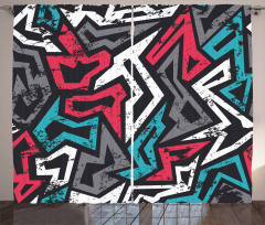 Hip Hop Culture Graffiti Curtain