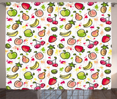 Watercolor Pear Curtain