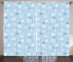 Cold Weather New Year Curtain