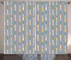Abstract Retro Design Curtain