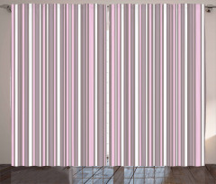 Vertical Line Art Curtain