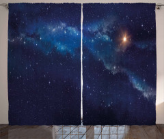 Deep Space Universe Image Curtain