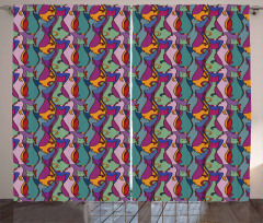 Geometric African Curtain