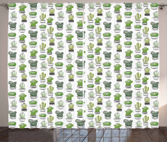 Latino Foliage Pattern Curtain