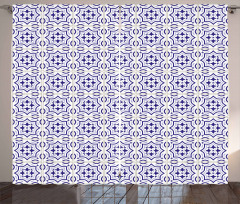 Portuguese Floor Tile Curtain