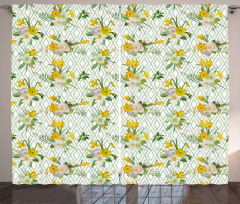 Blooming Floral Nature Curtain