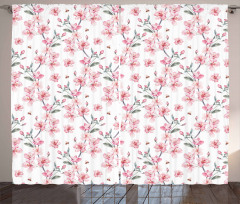 Sakura Cherry Garden Curtain