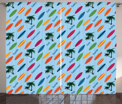 Exotic Hawaii Sports Curtain