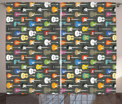 Music Themed Strings Curtain