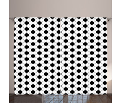 Abstract Ball Pattern Curtain