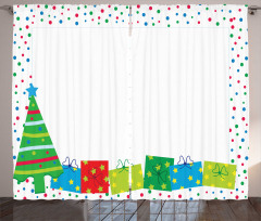 Christmas New Year Curtain