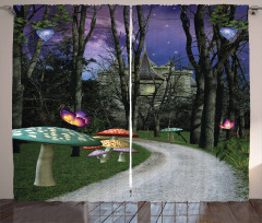 Enchanted Forest Castle Curtain