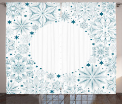 Xmas Snowflakes Curtain