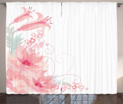 Romance Watercolor Curtain