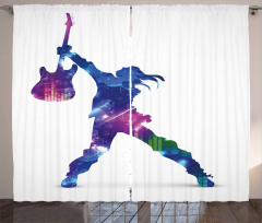 Colorful Party Star Curtain