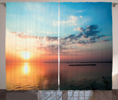 Dreamlike Twilight Scenery Curtain