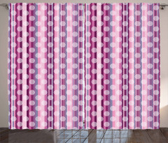 Stripes Retro Style Curtain