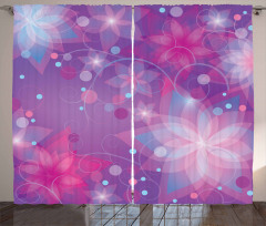 Floral Dreamy Romantic Curtain