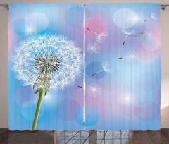 Bokeh Design Blowball Curtain