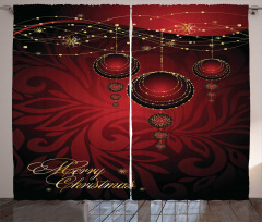 Yuletide Celebration Curtain