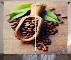 Coffee Plant on Table Curtain