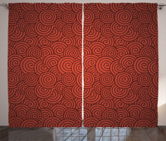 Spirals Chinese New Year Curtain