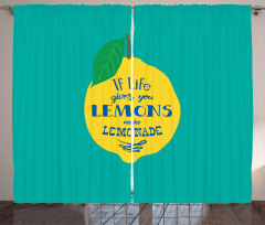 Make Lemonade Curtain