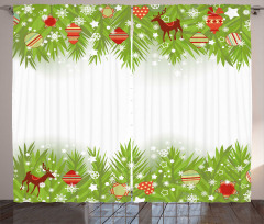 Coniferous Noel Tree Curtain