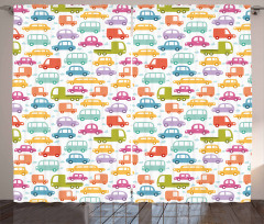 Colorful Drive Curtain