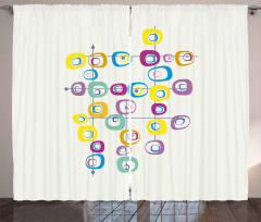Cool and Crazy Art Curtain