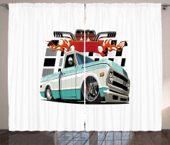 Lowrider Pickup Vehicle Curtain