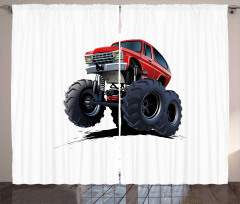 Extreme Off Road Race Curtain