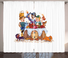 Bavarian Festivity Curtain