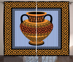 Traditional Amphora Curtain