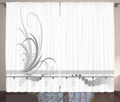 Swirls Ornament Curtain