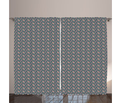 Squares and Polygons Curtain