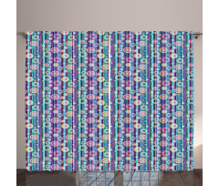 Stripes Circles Party Curtain