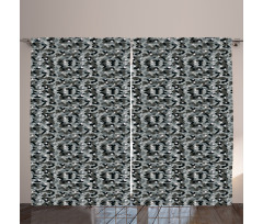 Pixel Art Illustration Curtain
