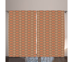 Mexican Heritage Motifs Curtain