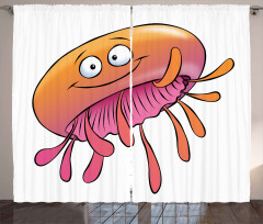 Funny Jellyfish Curtain