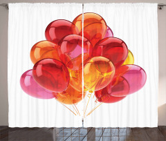 Warm Balloons Curtain