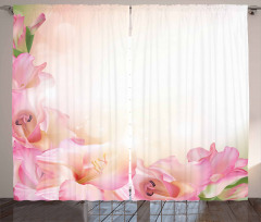 Dreamy Orchid Curtain