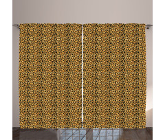 Wild Feline Tile Curtain