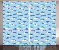 Flying Crafts Curtain