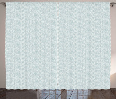Floral Lace Pattern Curtain