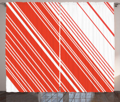 Barcode Lines Design Curtain